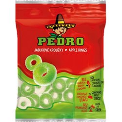 PEDRO ŻELKI JABŁKO KRĄŻKI 80g