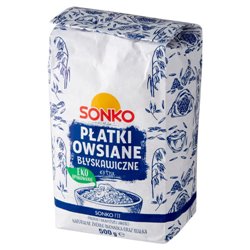 SONKO PŁATKI OWSIANE BŁYSKAWICZNE 500g