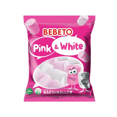 ODRA ŻELKI BEBETO MARSHMALLOW PINK&WHITE 60g