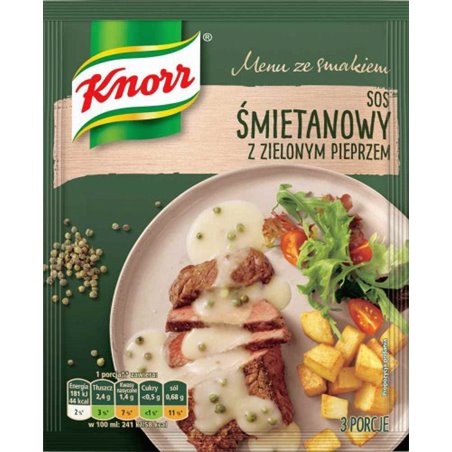 KNORR SOSIE ŚMIETANOWYM Z ZIELONYM PIEPRZEM 30g