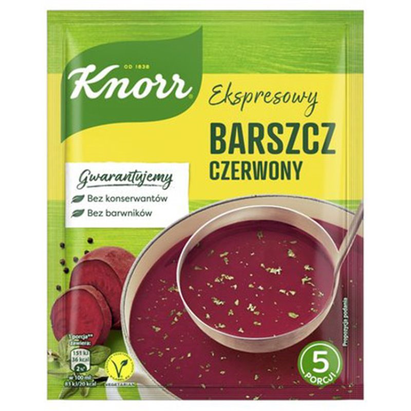 KNORR ZUPA BARSZCZ CZERWONY EXPRESSOWY 53g
