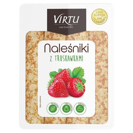 VIRTU DANIE NALEŚNIKI Z TRUSKAWKAMI 400g