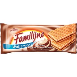 JUTRZENKA WAFLE FAMILIJNE KAKAOWO-ŚMIETANKOWE 180g
