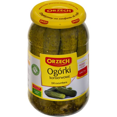 ORZECH OGÓRKI KONSERWOWE 830g
