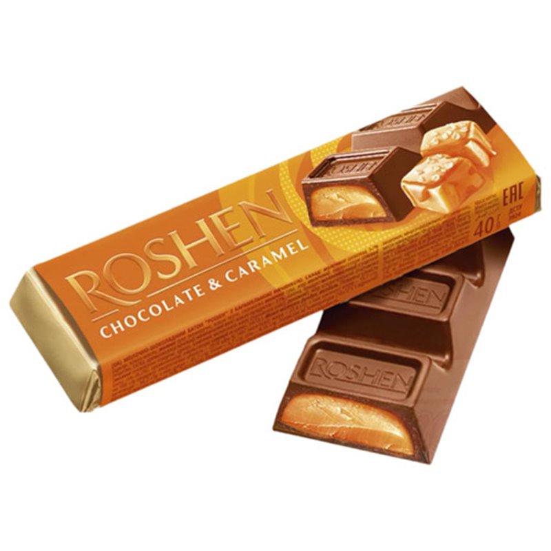 ROSHEN BATON CZEKOLADOWY KARMELOWY 43g