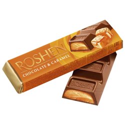 ROSHEN BATON CZEKOLADOWY KARMELOWY 43g