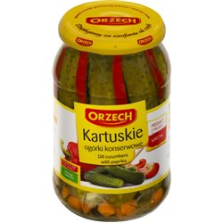 ORZECH OGÓRKI KONSERWOWE KARTUSKIE 830g
