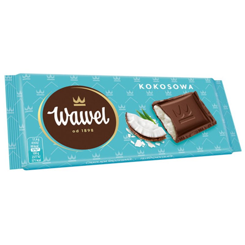 WAWEL CZEKOLADA KOKOSOWA 87g