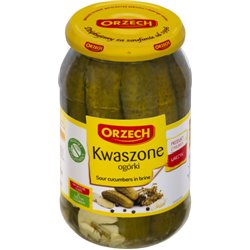 ORZECH OGÓRKI KWASZONE 850g