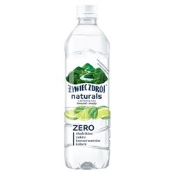 ŻYWIEC ZDRÓJ WODA LIMONKA I MIĘTA BEZ CUKRU N/GAZ. 0,5L