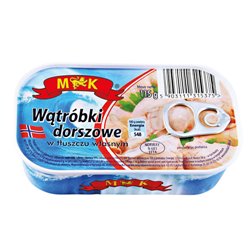 M&K RYBA WĄTRÓBKI DORSZOWE 115g