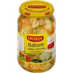 ORZECH SAŁATKA BABUNI WIELOWARZYWNA 880g