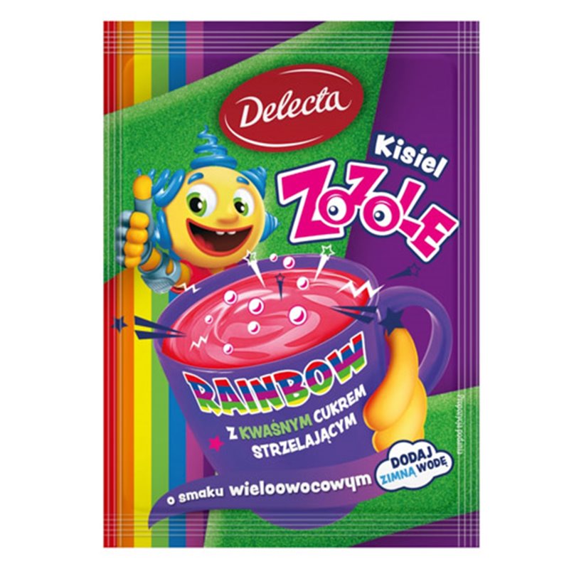 DELECTA KISIEL ZOZOLE Z ŻELKAMI RAINBOW 34g