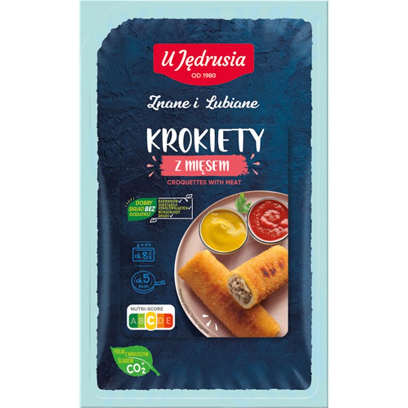 U JĘDRUSIA DANIE KROKIETY Z MIĘSEM 400g