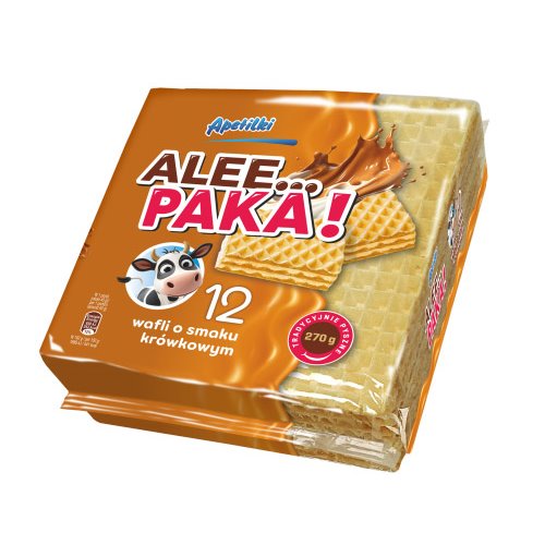 EUROBRAND WAFLE APETILKI ALE...PAKA! KRÓWKA 270G