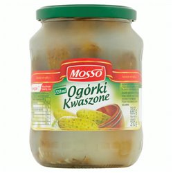 MOSSO OGÓRKI KWASZONE 680g