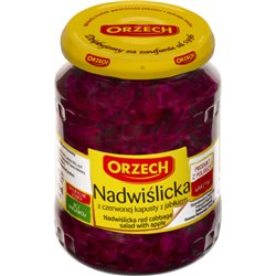 ORZECH SAŁATKA Z CZERWONEJ KAPUSTY I JABŁKIEM 670g