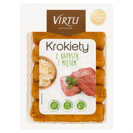 VIRTU DANIE KROKIETY Z MIĘSEM 400g