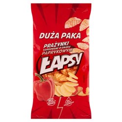 TBM PRAŻYNKI ŁAPSY KARBOWANE PAPRYKOWE 110G
