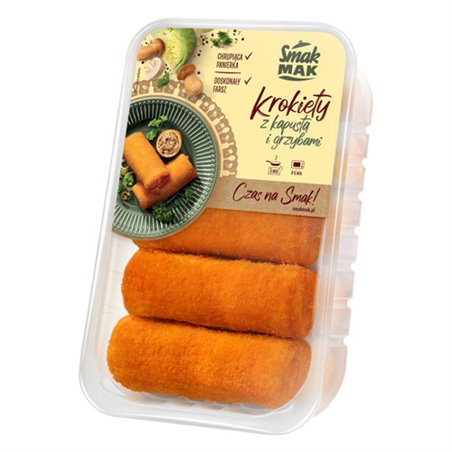 SMAKMAK DANIE KROKIETY Z KAPUSTĄ I GRZYBAMI 400g