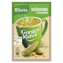 KNORR ZUPA GORĄCY KUBEK OGÓRKOWA Z GRZANKAMI 12g