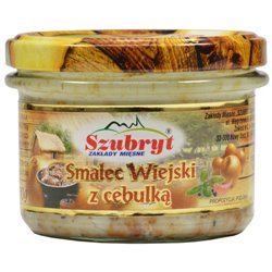 SZUBRYT SŁOIK SMALEC WIEJSKI Z CEBULKĄ 180g