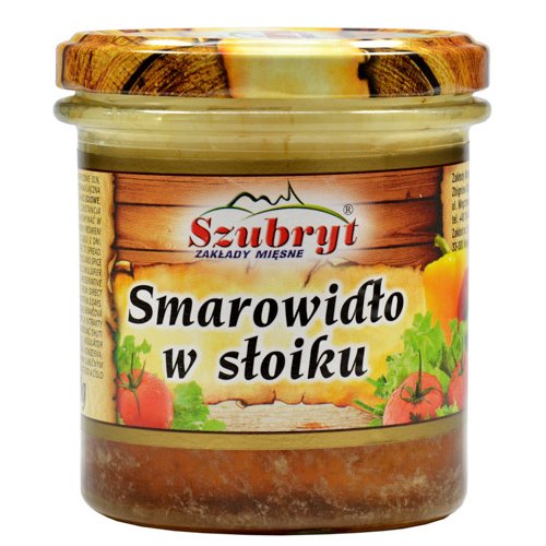 SZUBRYT SŁOIK SMALEC WIEJSKI Z CEBULKĄ I MIĘSEM 160g