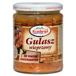 SZUBRYT DANIE GULASZ WIEPRZOWY 470g
