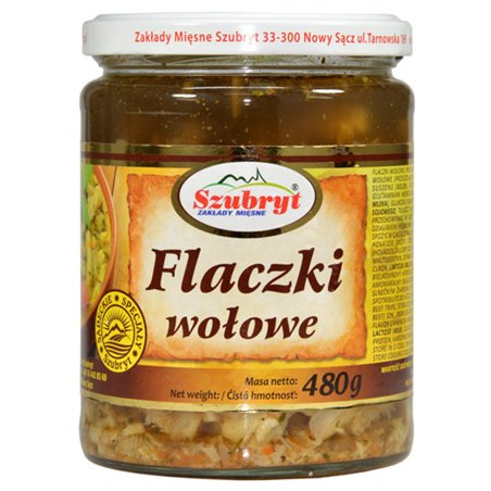 SZUBRYT DANIE FLACZKI WOŁOWE 480g