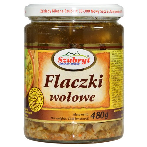 SZUBRYT DANIE FLACZKI WOŁOWE 480g