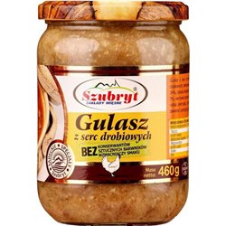SZUBRYT DANIE GULASZ Z SERC DROBIOWYCH 460g