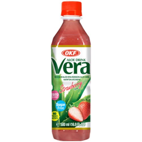 OKF NAPÓJ ALOE VERA BEZ CUKRU TRUSKAWKA 0,5L