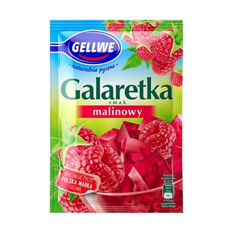 GELLWE GALARETKA MALINOWA 75g