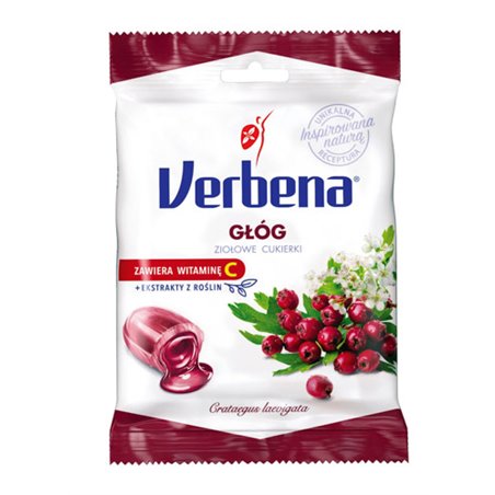VERBENA CUKIERKI ZIOŁOWE GŁÓG 60g
