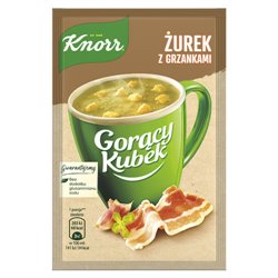 KNORR ZUPA GORĄCY KUBEK ŻUREK Z GRZANKAMI 17g