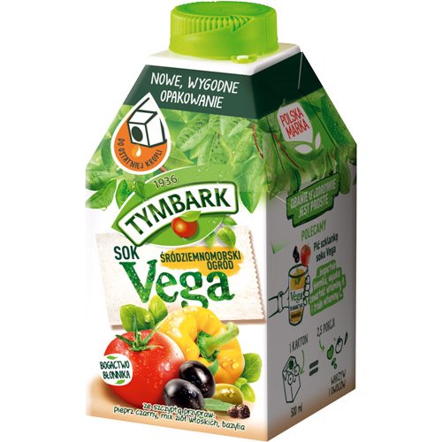 TYMBARK SOK VEGA ŚRÓDZIEMNOMORSKI OGRÓD 500ml