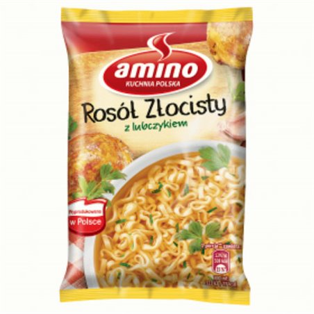 AMINO ZUPA BŁ ROSÓŁ ZŁOCISTY 57g