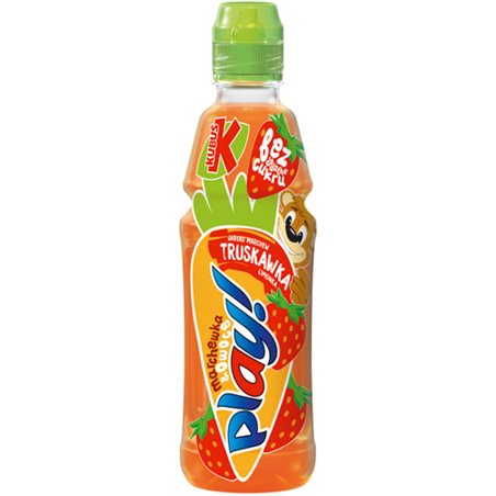 KUBUŚ SOK PLAY MARCHEW TRUSKAWKA LIMONKA 400ml