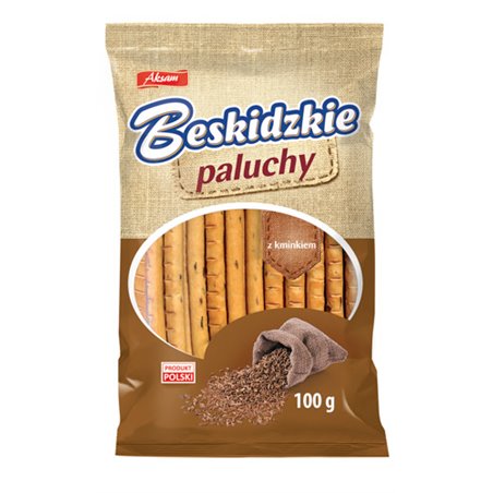 AKSAM PALUCHY BESKIDZKIE Z KMINKIEM 100g