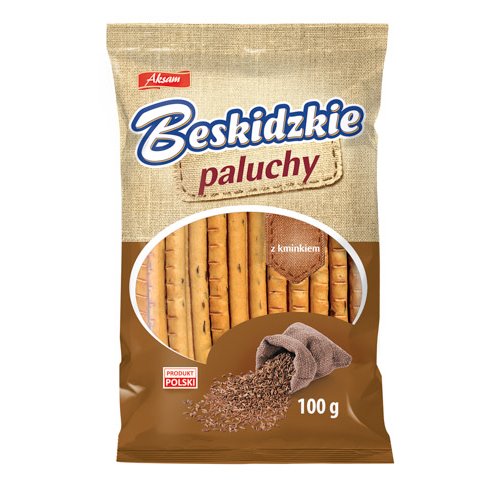 AKSAM PALUCHY BESKIDZKIE Z KMINKIEM 100g
