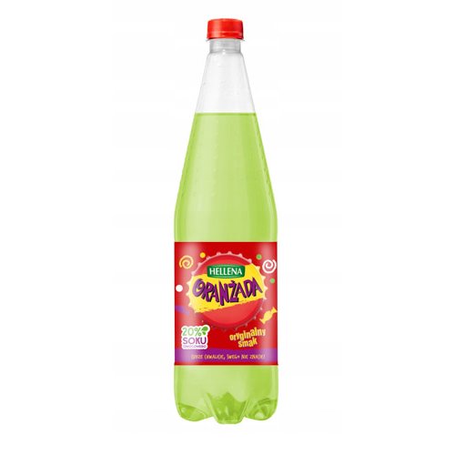 HELLENA NAPÓJ LEMONIADA ZIELONA 20% SOKU 1,25L