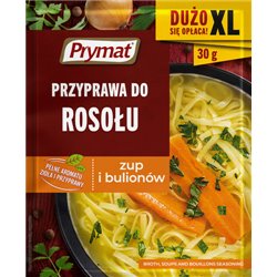 PRYMAT PRZYPRAWA DO ROSOŁU ZUP I BULIONÓW XXL 30g