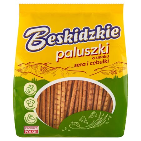AKSAM PALUSZKI BESKIDZKIE SER CEBULA 180g