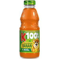 KUBUŚ SOK 100% SZKŁO MARCHEW JABŁKO BANAN 300ml