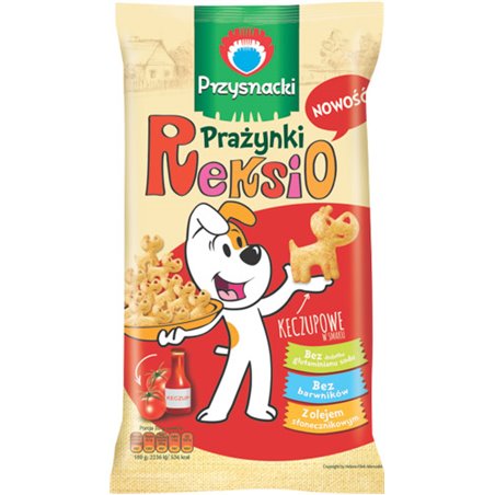 PRZYSNACKI PRAŻYNKI REKSIO KETCHUPOWE 90g