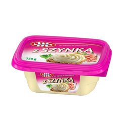 MLEKOVITA SER TOPIONY KUBEK GOUDA Z SZYNKĄ 150g