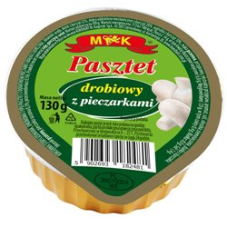 M&K PASZTET DROBIOWY Z PIECZARKAMI 130g