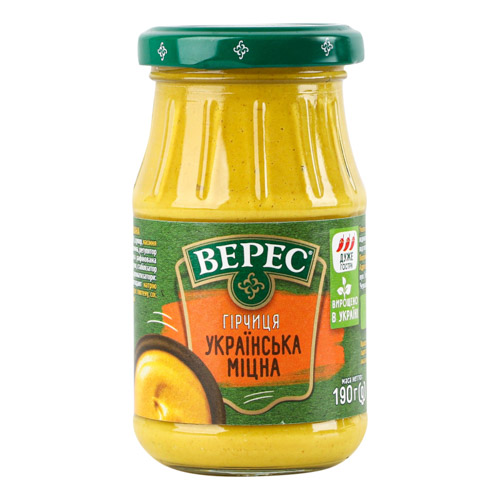 VERES MUSZTARDA UKRAIŃSKA OSTRA 190g