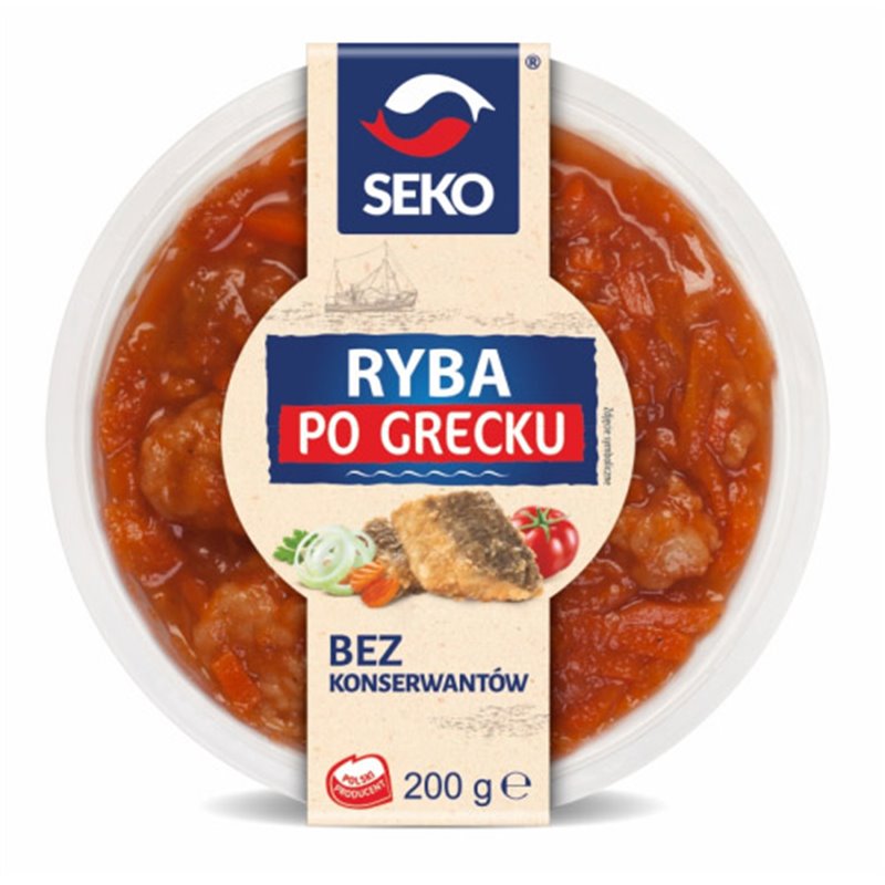 SEKO RYBA ŚLEDZIOWE PO GRECKU 200g
