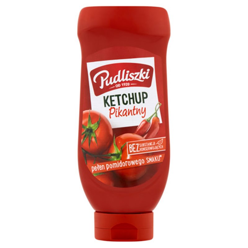 PUDLISZKI KETCHUP PIKANTNY 480g